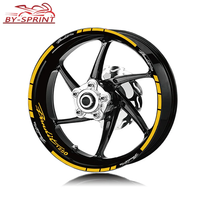 Водостойкие наклейки с логотипом мотоциклетных шин Светоотражающая полоса для