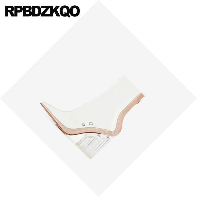 10 ПВХ на не сужающемся книзу массивном большие Размеры Роскошная фирменная обувь