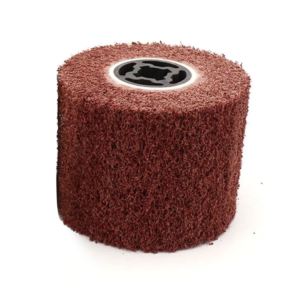 Нержавеющая сталь тяговое колесо Чистящая площадка круглое нейлоновое