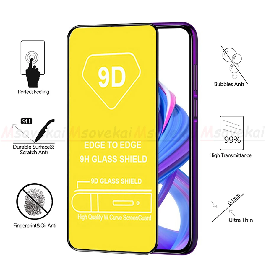 Закаленное стекло с полным покрытием для Huawei Nova 5 Pro 5i P20 Lite 2019 Honor 20 Play 8A 9D|Защитные