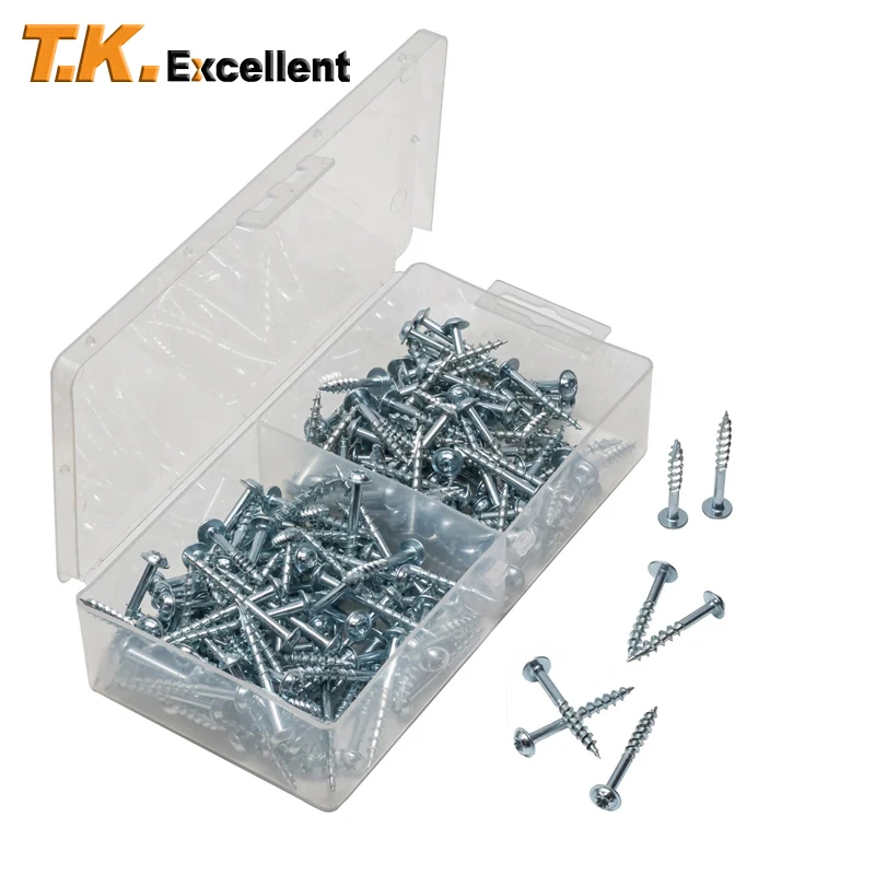

Torx Slot Coarse Thread Drywall Deck Screws Wood Screws Assortment Kit,201pcs