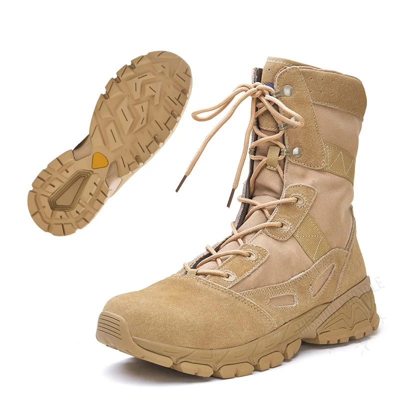 Men Women Tactical Desert Boot Outdoor Hiking Camping Climbing Hunting Sneakers High-top Training Shoes