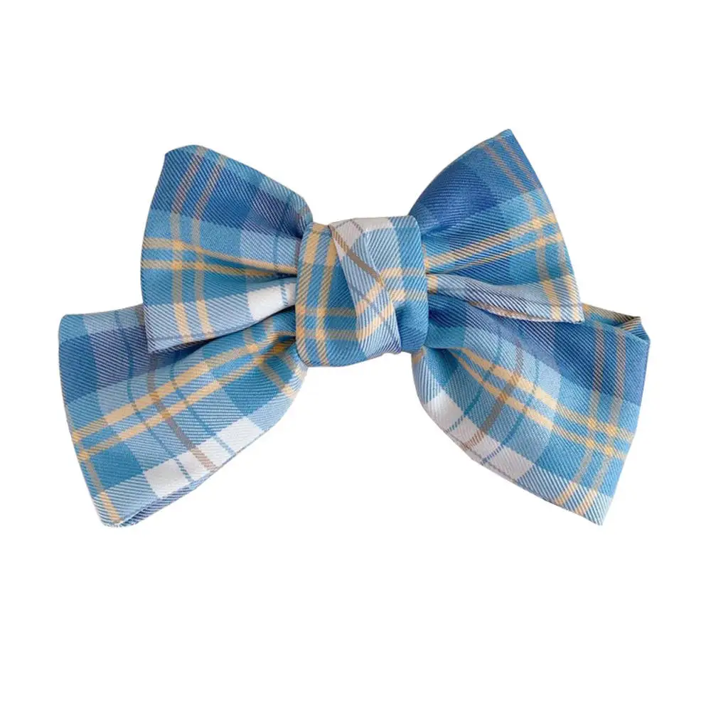 

Vintage Fashion Oversized Bow Hair Clip Grid Bowknot Barrettes 10 Colors Women Hairpins For Kids Girl Headwear Hair Accessories