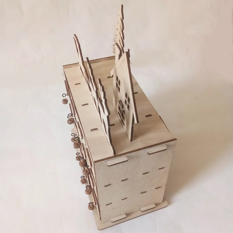 Креативная деревянная коробка Праздничная для хранения сезонные украшения