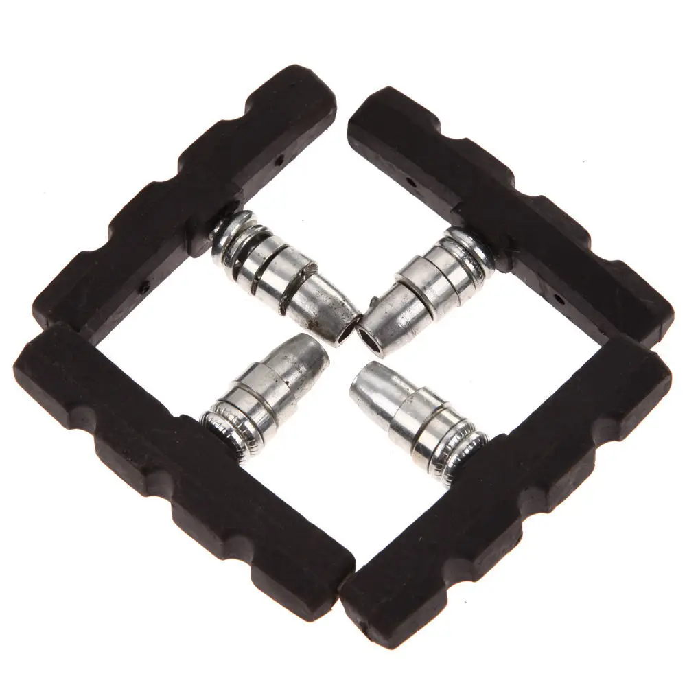 1 пара 70 мм велосипедная тормозная колодка MTB Mountain V Brake Pads Holder Shoes Blocks