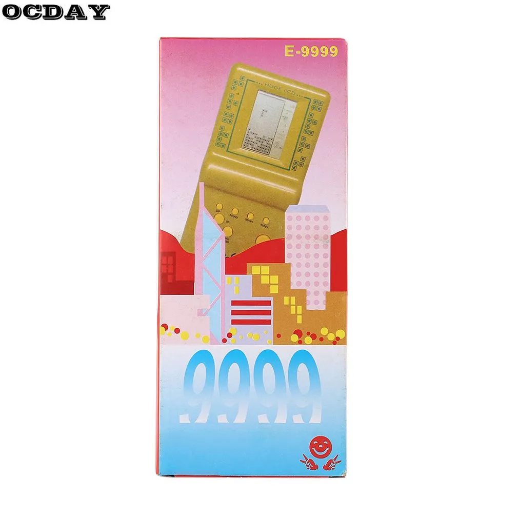 Ретро ЖК-игра электронная винтажная тетрис кирпичная ручная аркадная карманная