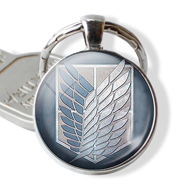 Аниме атака на Титанов Levi Rivaille Аккерман герба Eren скаутский легион стеклянный