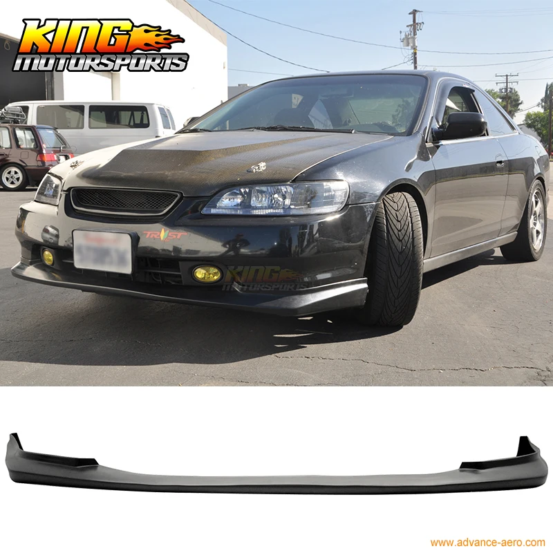 Fit For 98 99 00 Honda Accord Coupe 2DR PU Front Bumper Lip Spoiler JDM Style | Автомобили и мотоциклы