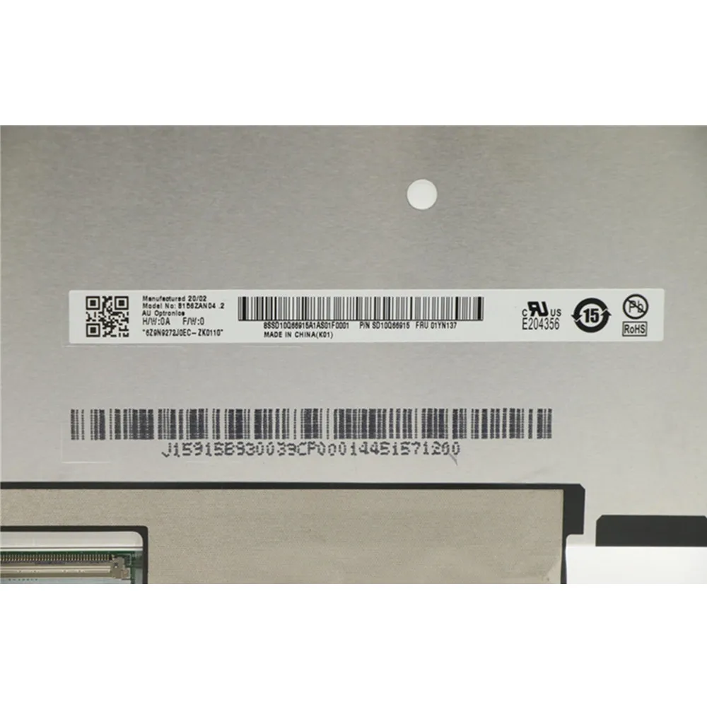 neworig lenovo thinkpad p1 gen 2 x1 extreme 2nd gen uhd 38402160 ips lcd led screen no touch screen panel 01yn137 01yn138 free global shipping