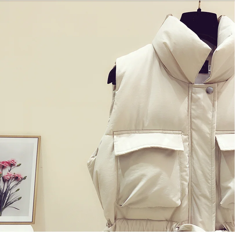 MUMUZI зимний жилет женская зимняя куртка Женский Длинный новый корейский