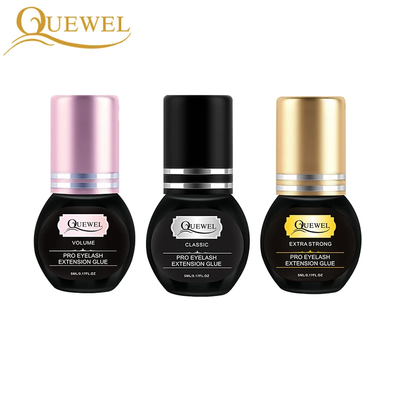 Клей Quewel для наращивания ресниц 5 мл клей и быстрое высыхание инструмент удаления