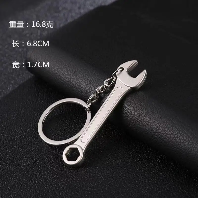 

Hot Keychains For Men Car Bag KeyRing Combination Tool Portable Mini Utility Pocket Clasp Ruler Hammer Wrench Pliers Shovel