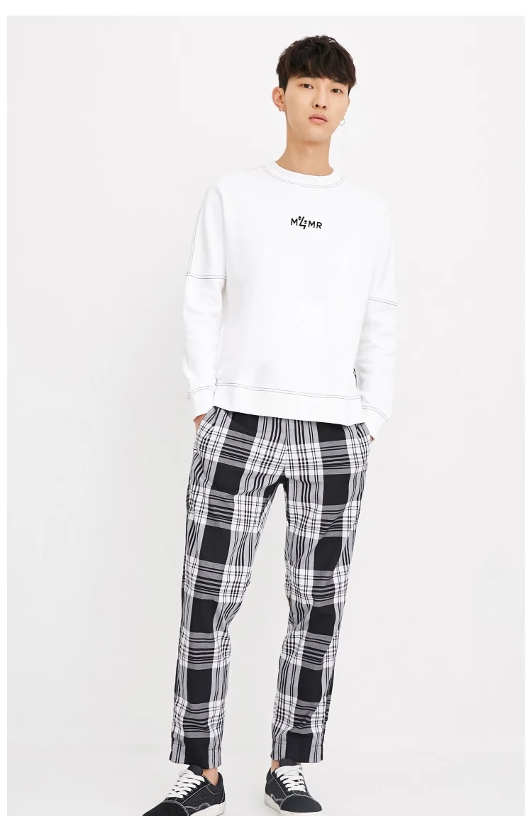 JackJones Мужской Хлопковый тренд с вышитым принтом Повседневный свитер Мужская одежда 218333555