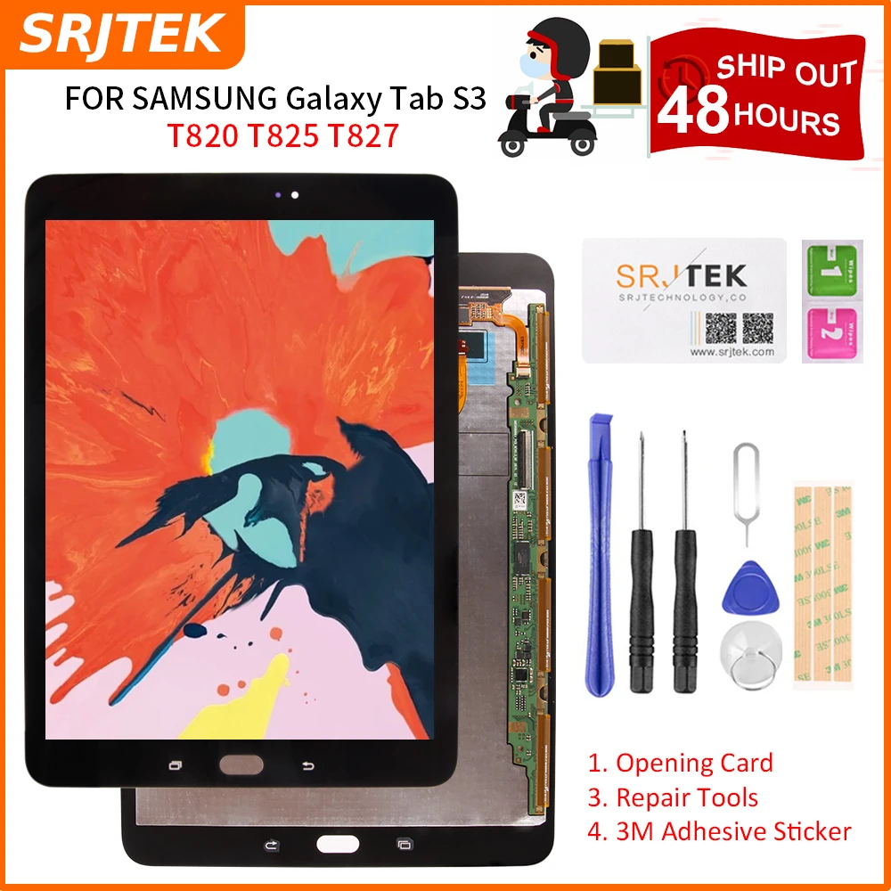 ЖК дисплей SRJTEK для Samsung Galaxy Tab S3|ЖК-экраны и панели планшетов| |