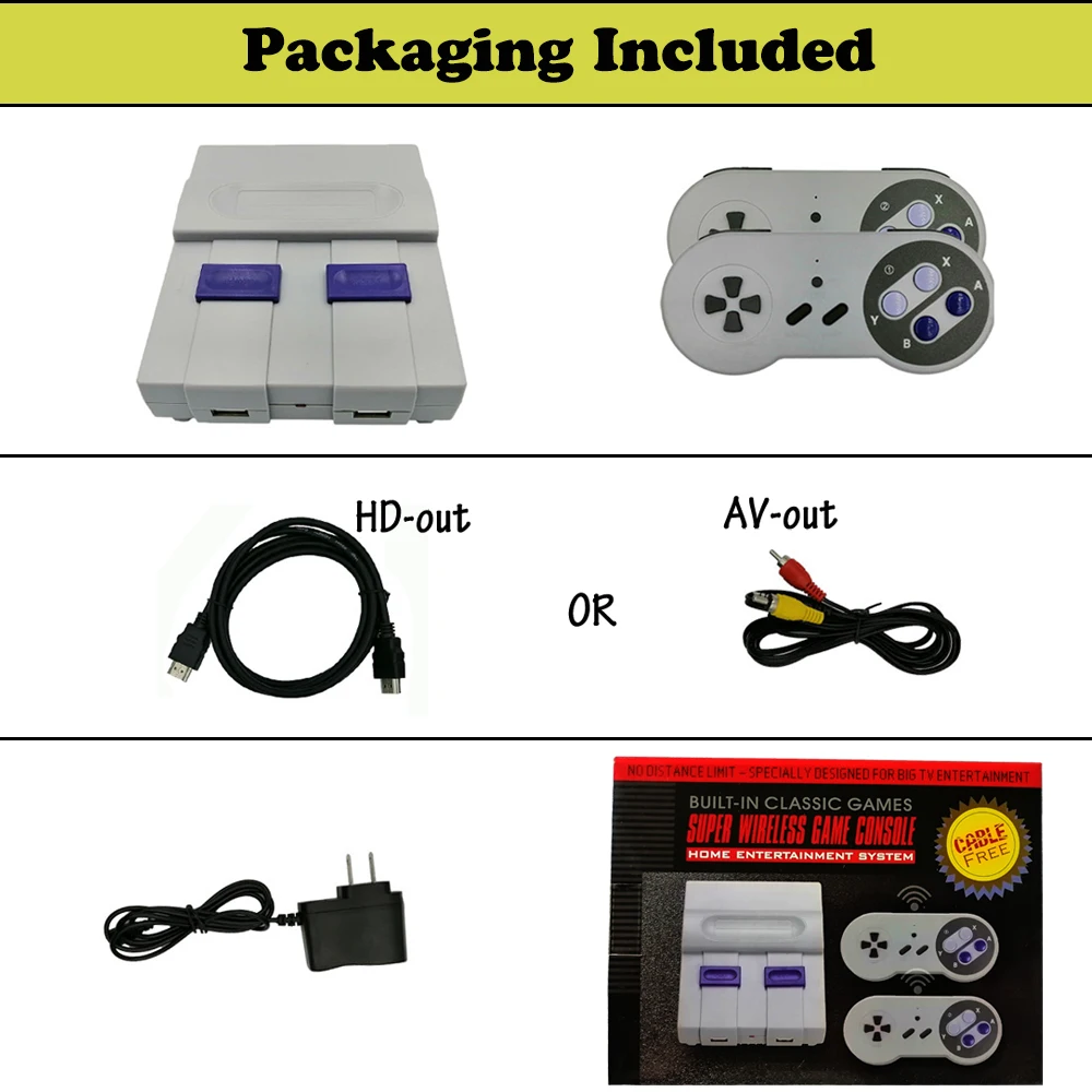 Мини 8 бит семейная ТВ Видео игровая консоль AV /HD выход 333/500 классических игр