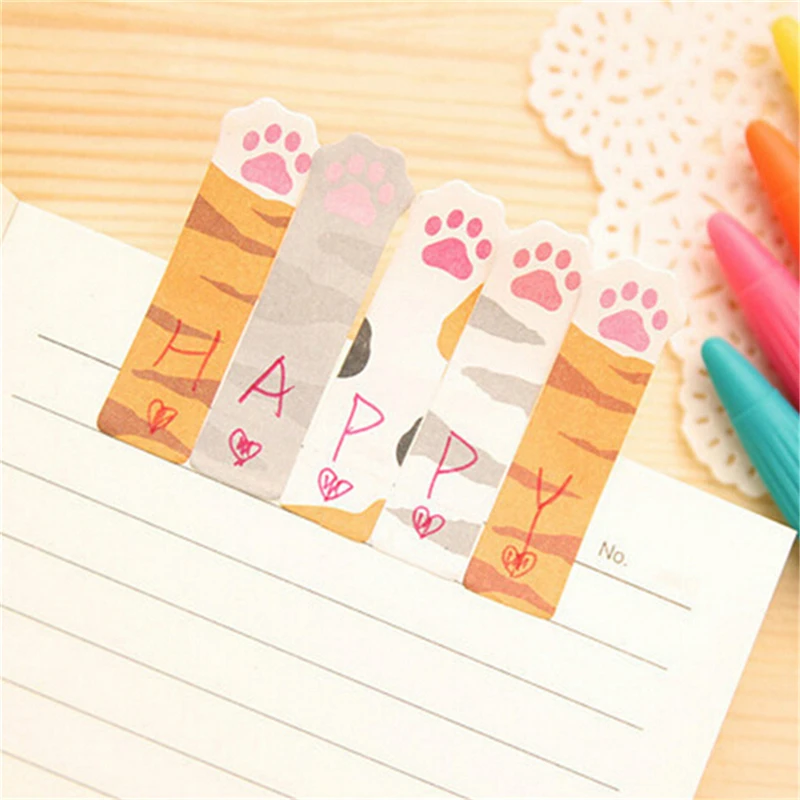 

Memo Pad School Supplies Planner Stickers Paper Bookmarks Korean Stationery Animal Cat Panda Cute Kawaii Sticky Notes memo
