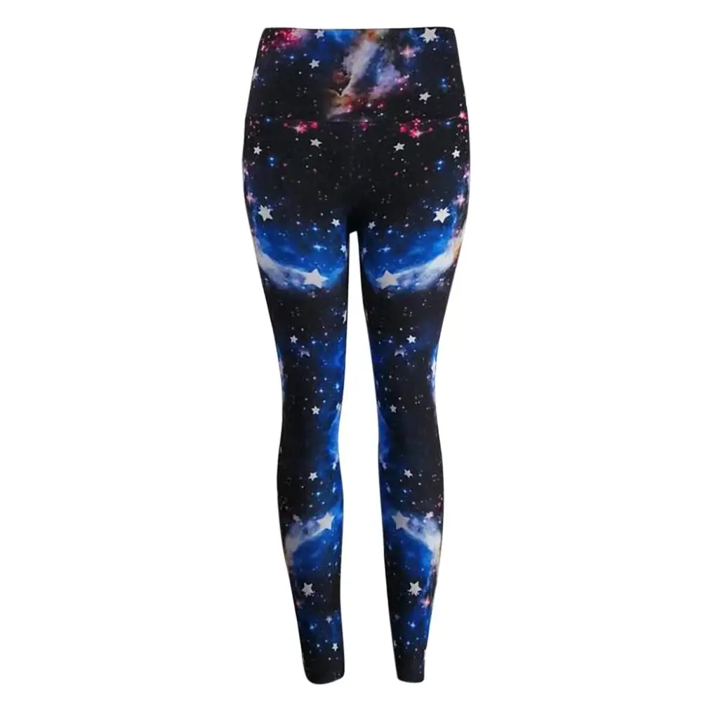 Бесшовные штаны для йоги с принтом женские Уникальные леггинсы фитнеса