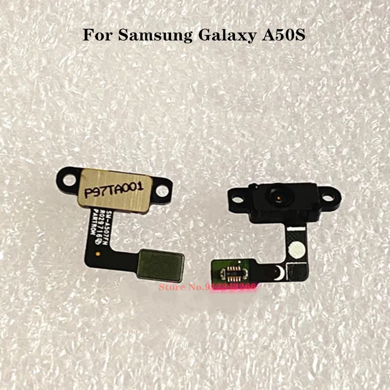 Original Fingerprint Sensor Scanner Home Flex cable For Samsung Galaxy A50S Unlock Home Button Touch ID Connector Replacement  - buy with discount