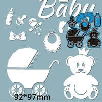 metal cutting dies baby products such as baby carriage for decor card diy scrapbooking stencil paper album template dies 9297m