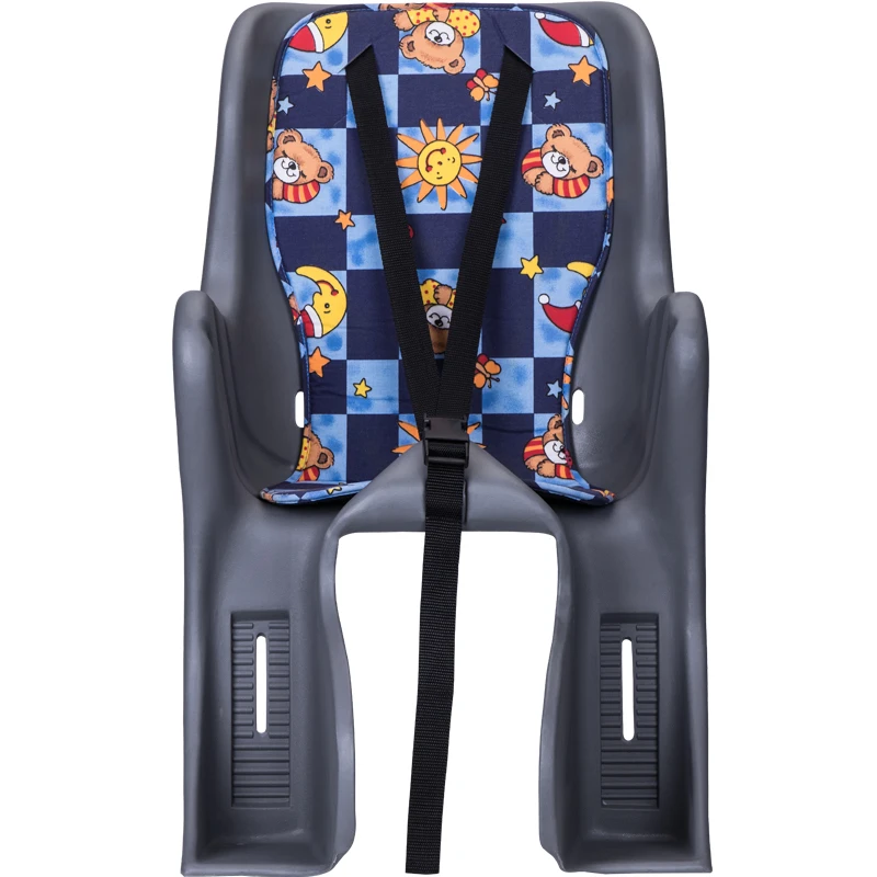 Детское сиденье для велосипеда с защитным ремнем безопасности подходит детей 0-6