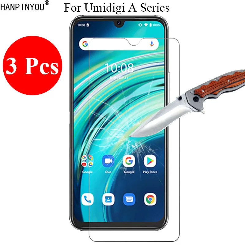 Новое закаленное стекло 3 шт./лот 9H 2.5D Защита экрана для Umidigi A9 / A11 Pro/Max защитная