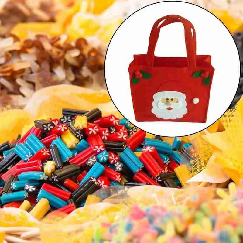 Рождественские конфеты подарочная сумка Санта Клаус Снеговик Лось подарочные