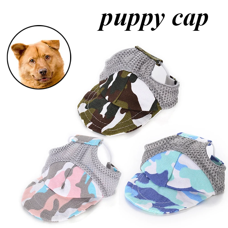 

Летняя шляпа для животных Регулируемый Бейсбол Кепки Средний маленькая собака дышащая Солнцезащитная шляпка для собак на открытом воздухе...