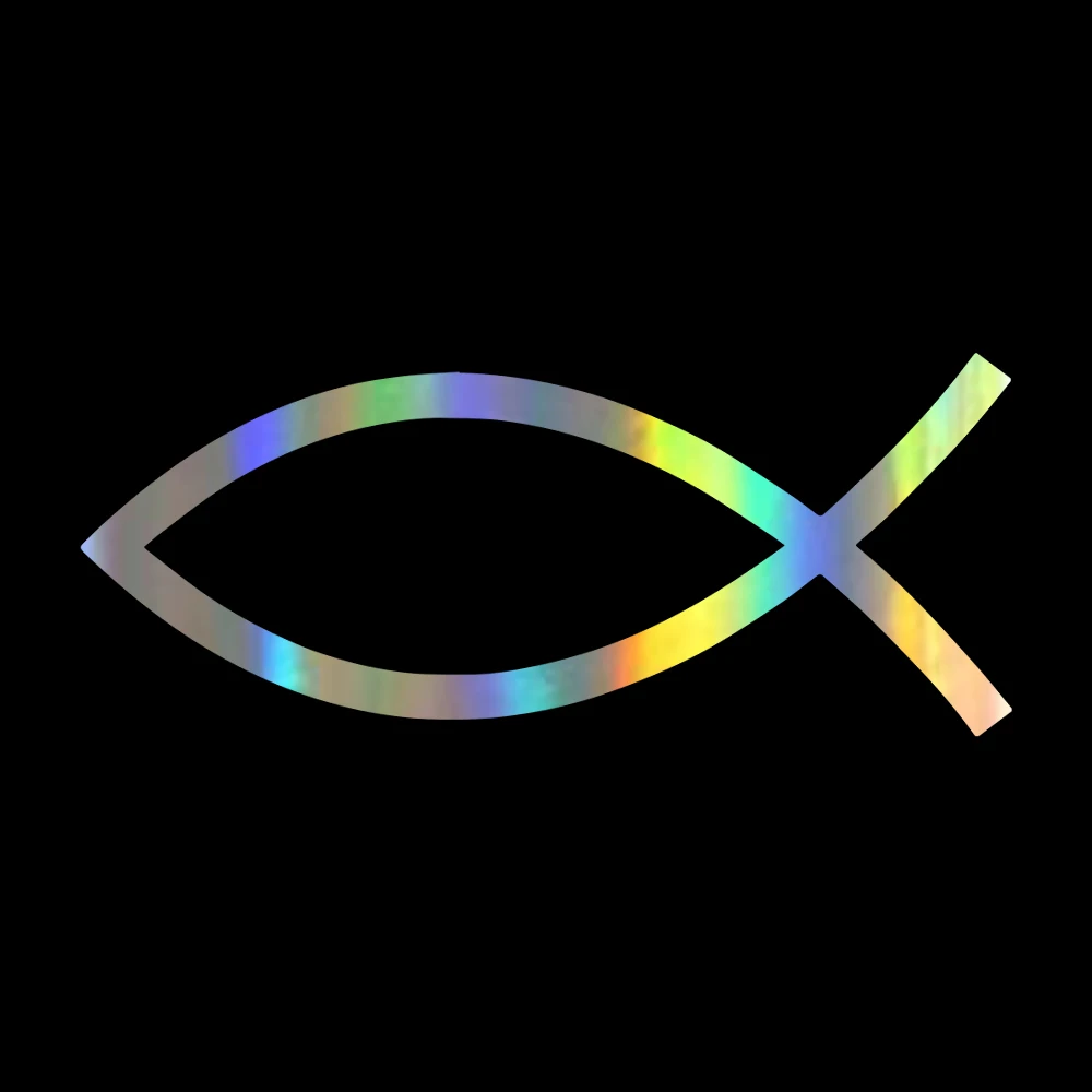 

Смешная наклейка на автомобиль с изображением Иисуса рыбы, наклейки для христианского стайлинга автомобиля, наклейка на бампер, Виниловая ...