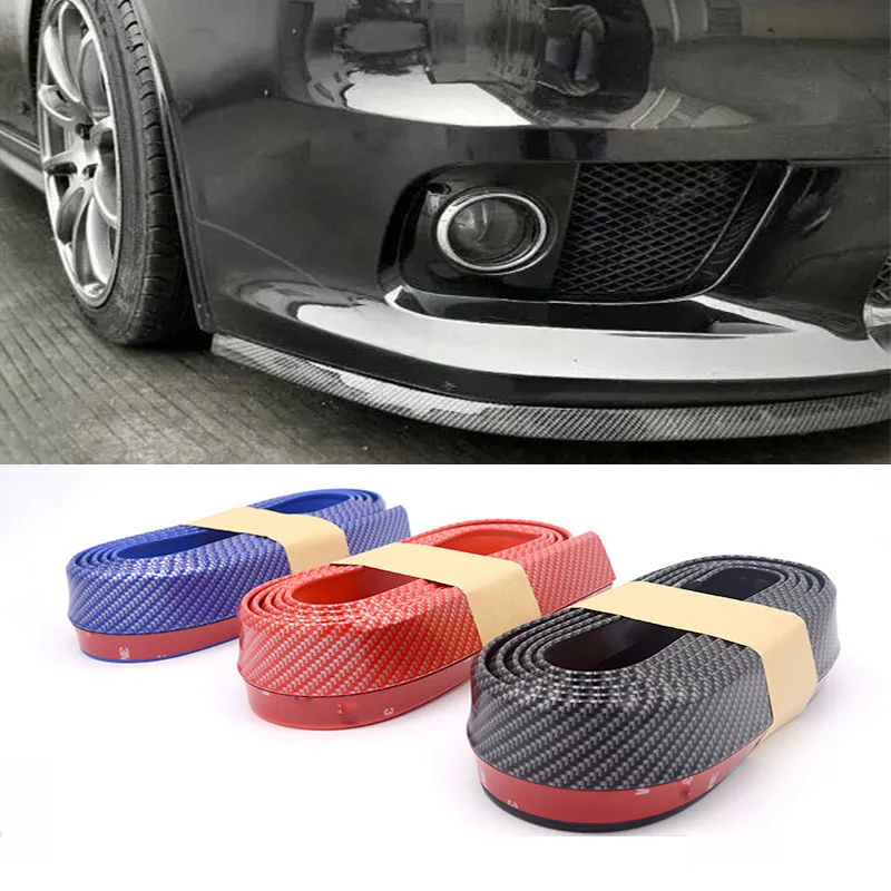 2 5 м бампер для автомобиля Защита губ разветвитель наборы тела спойлер на двери