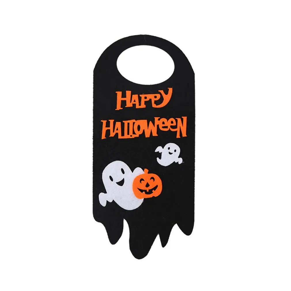 Хэллоуин реквизит для обустройства тыквы Призрак кошка дверь подвесной кулон
