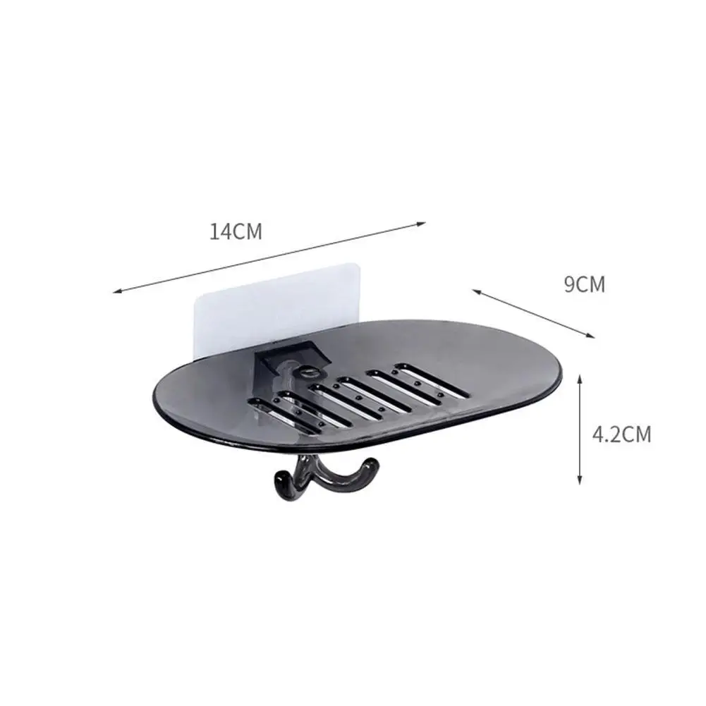 

1 Pcs Bathroom Soap Holder Tray Shower Soap Box Dish Storage Plate Holder Case Bathroom Box Shelf Wall Dishes Bathroom Products
