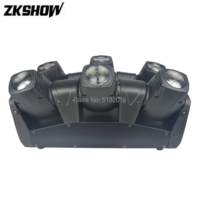 6*10 Вт RGBW 4 в 1 CREE светодиодный луч моющийся движущийся головной Паук свет для DJ