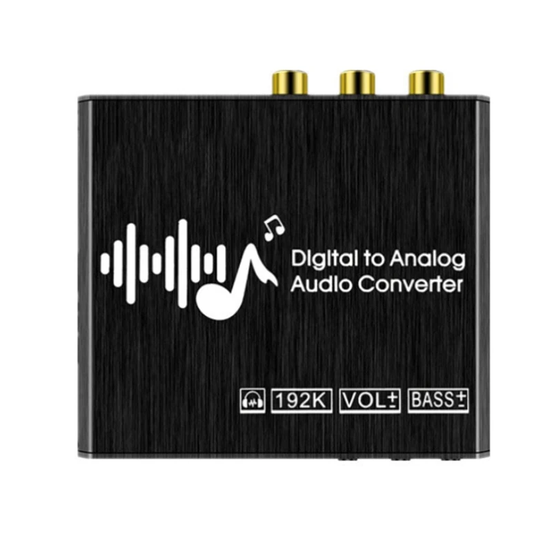 

Цифро-аналоговый аудиопреобразователь 192 кГц с дистанционным управлением и разъемом для наушников 3,5 мм, цифро-аналоговый преобразователь ...