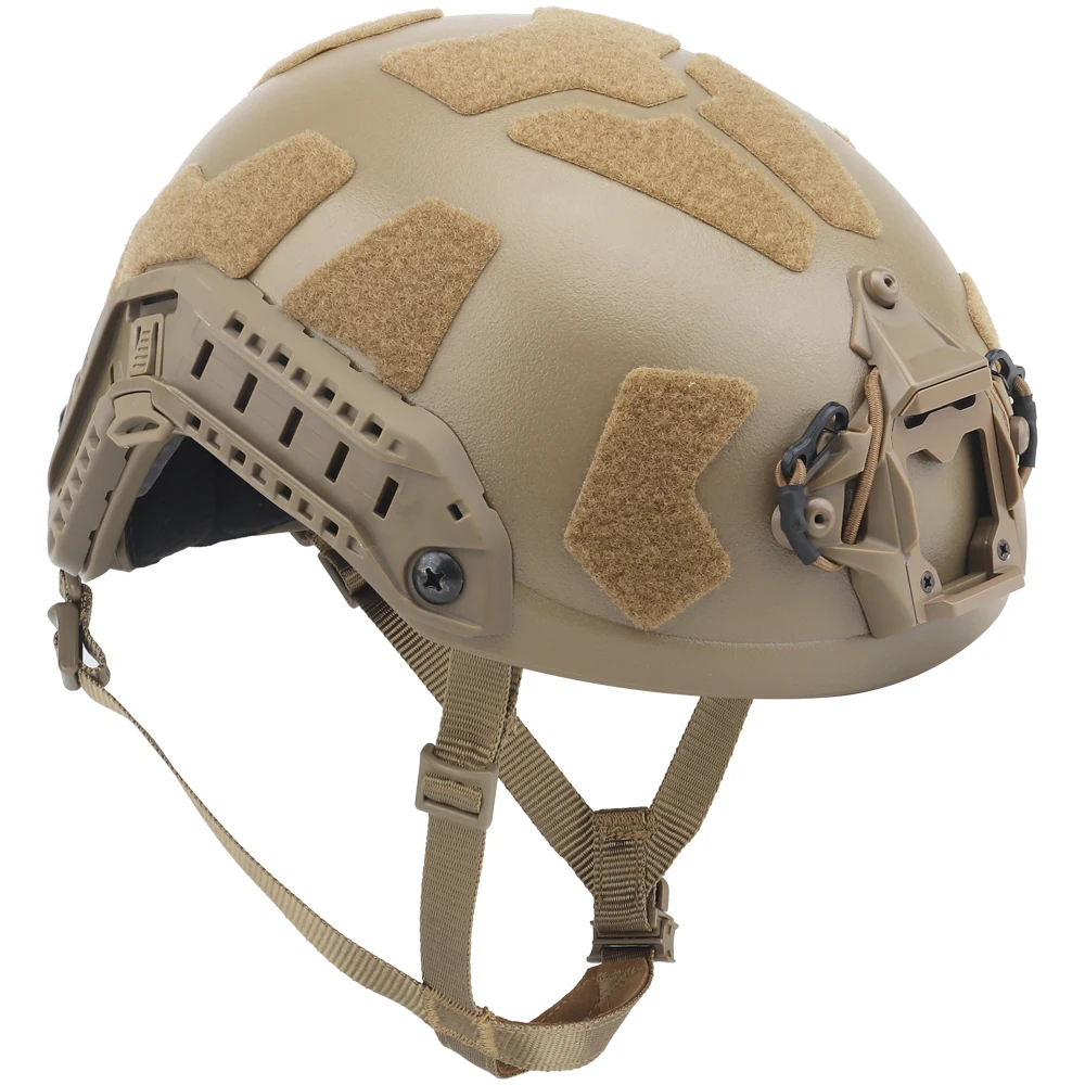 Armee Leichte Volle Schutzhülle SCHNELLE SF Super High Cut Helm Militär Kampf Helm Mit Kopfhörer Stirnband Rillen Airsoft Er