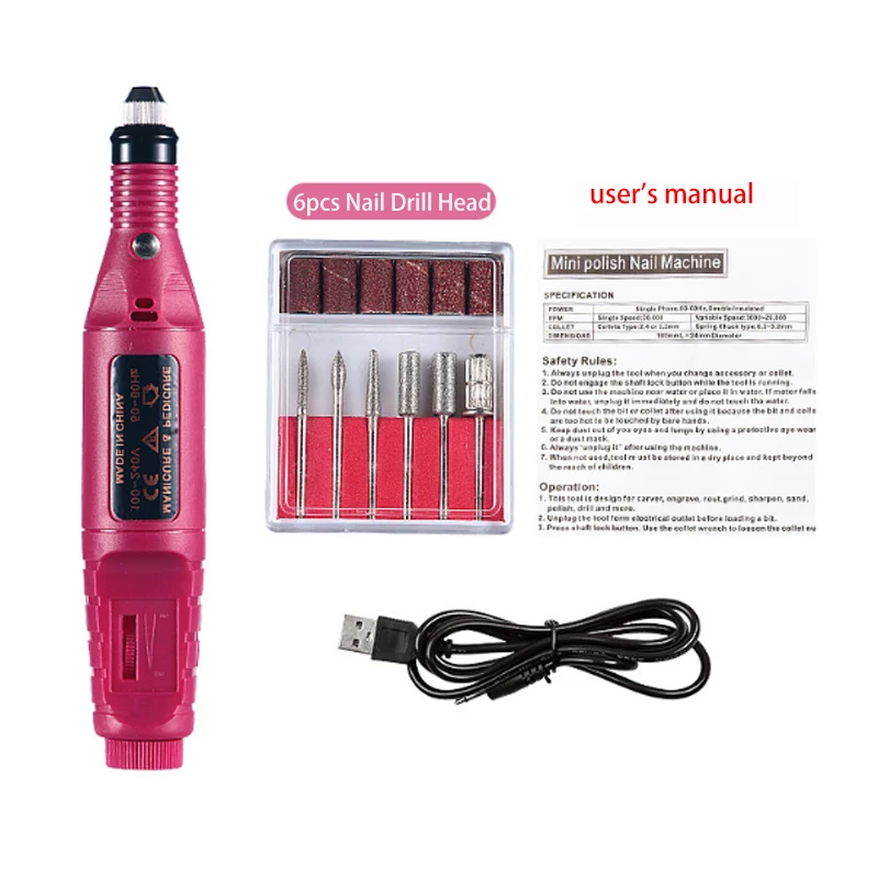 Набор для маникюра с маникюрной лампой аппаратом и маникюрным | Красота здоровье