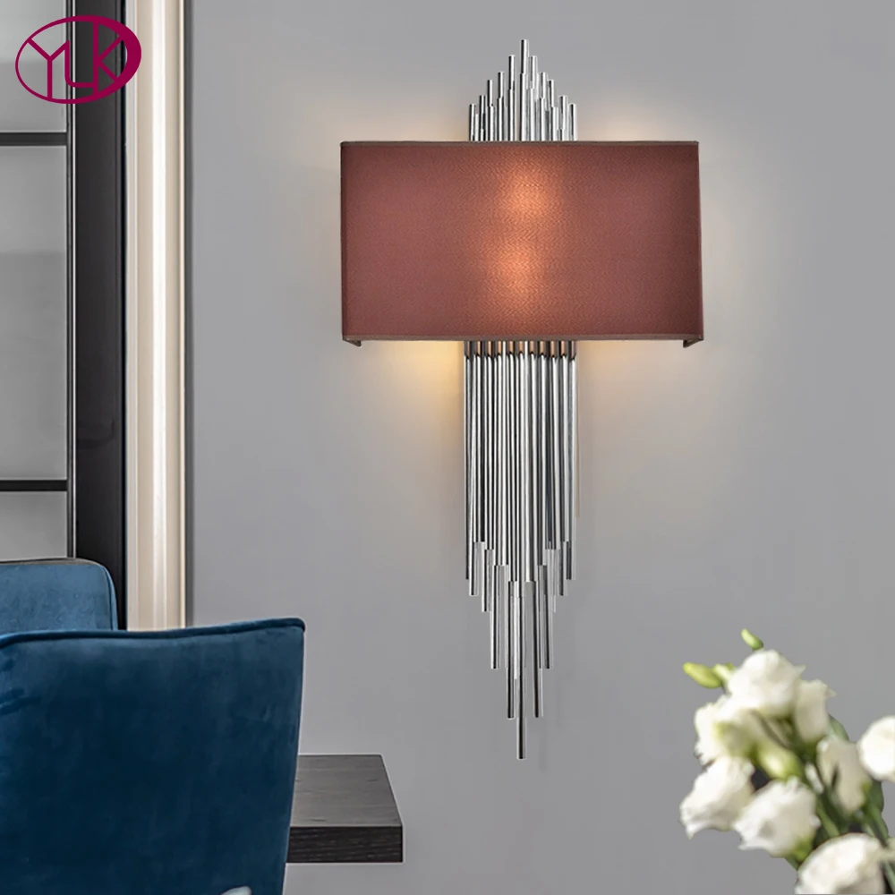 Youlaike Новый современный настенный светильник золотой/хромовый светодиодный бра
