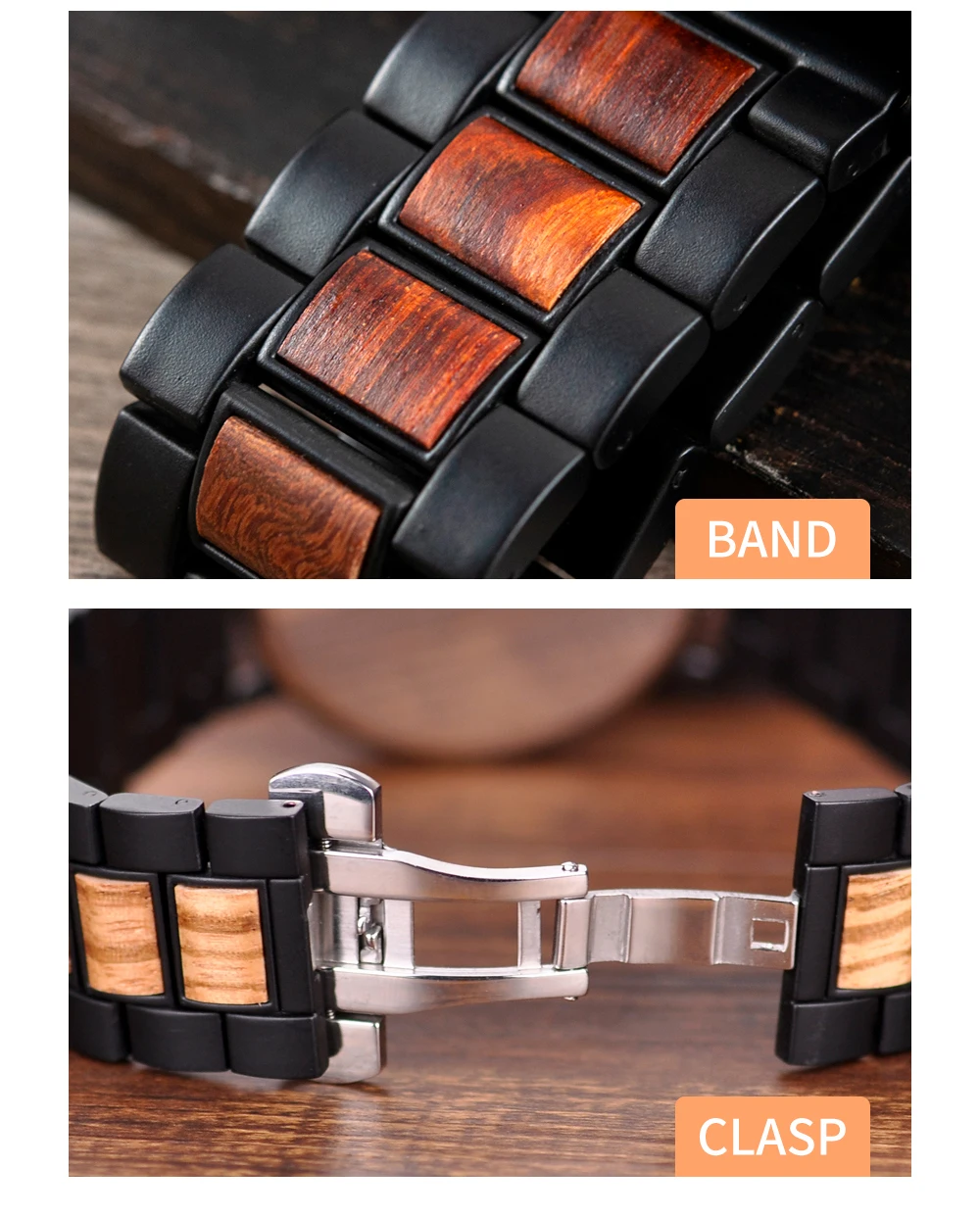 BOBO BIRD Wood relogio masculino, металлические часы, военные часы, цветной циферблат, стильный дисплей даты, erkek kol saati