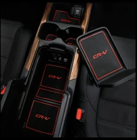 21pcsset car styling slot pad interior door groove mat latex anti slip cushion for honda crv cr v 2017 2018 auto accessories