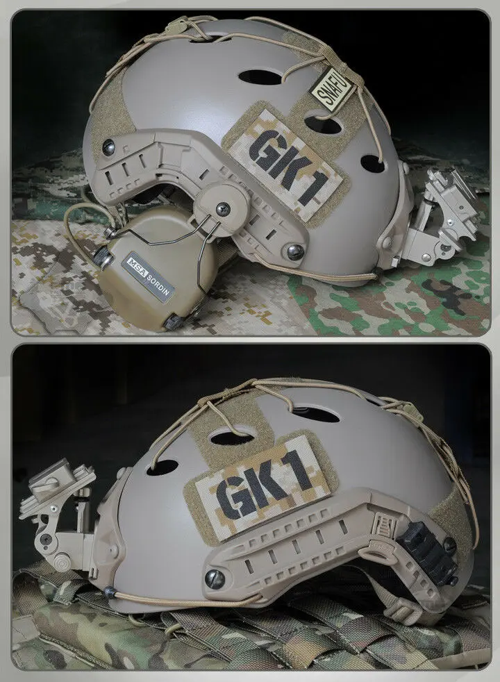 Открытый FMA Быстрый Шлем PJ Тип защитный военный шлем FG серый для страйкбола