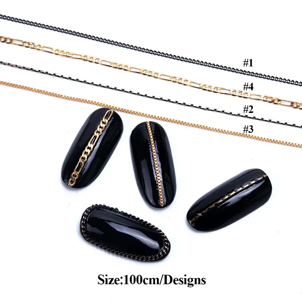 1 шт металлическая цепочка для ногтей 3D сделай сам в стиле панк крошечная