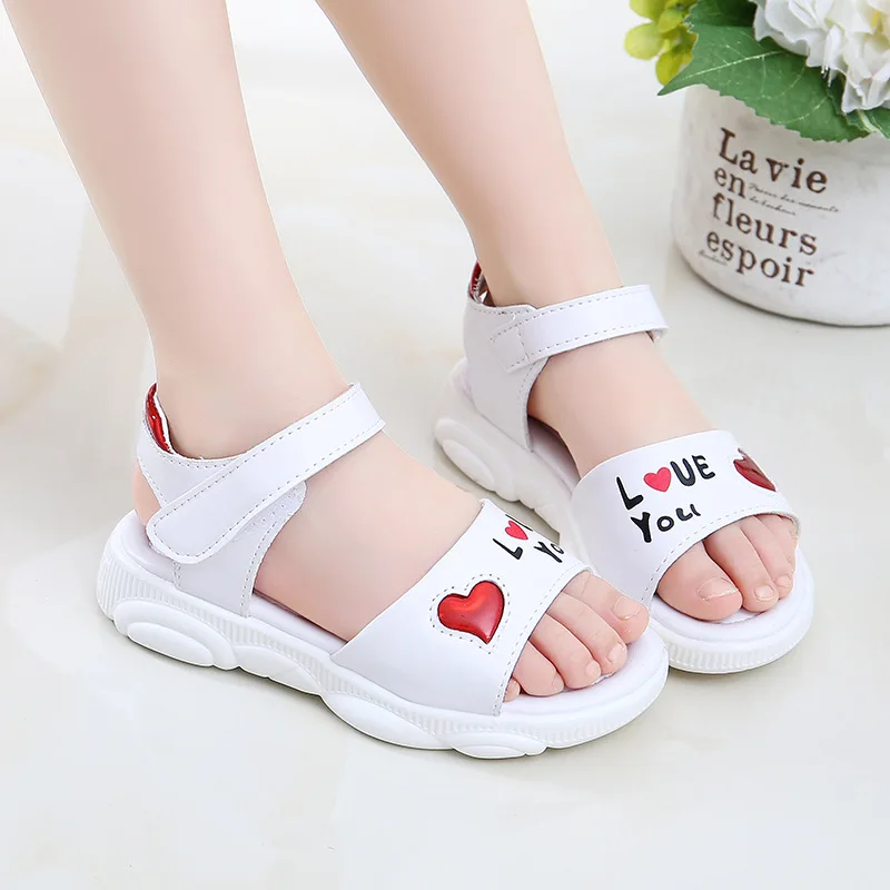 Сандалии из искусственной кожи для девочек новинка 2020 летние сандалии принцессы