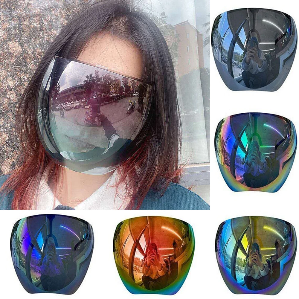 Популярные Прозрачные защитные очки HD для мужчин и женщин лица солнцезащитные с