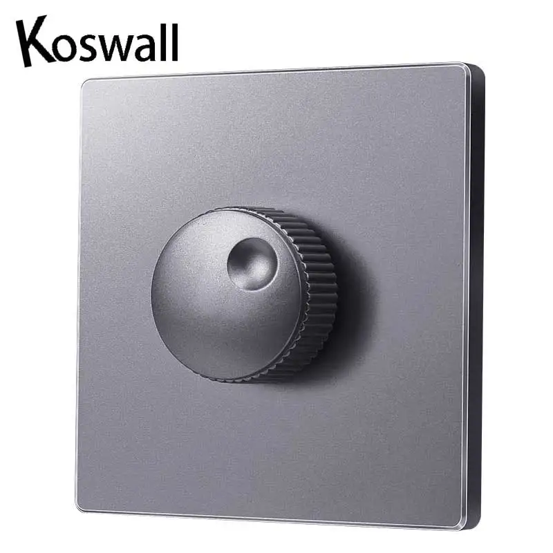 Диммер светильник регулируемый настенный переключатель диммер серебристо-серый