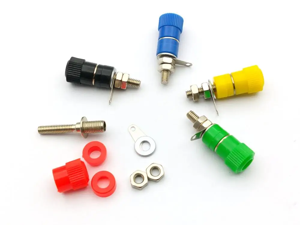 1000 шт. связывающий пост для 4 мм разъем типа банан Акустические кабели усилитель