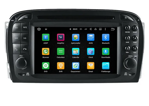 Автомобильный DVD плеер 6 2 дюйма Android 10 0 GPS навигация для mercedes Benz SL R230 SL500 2001 2007 радио