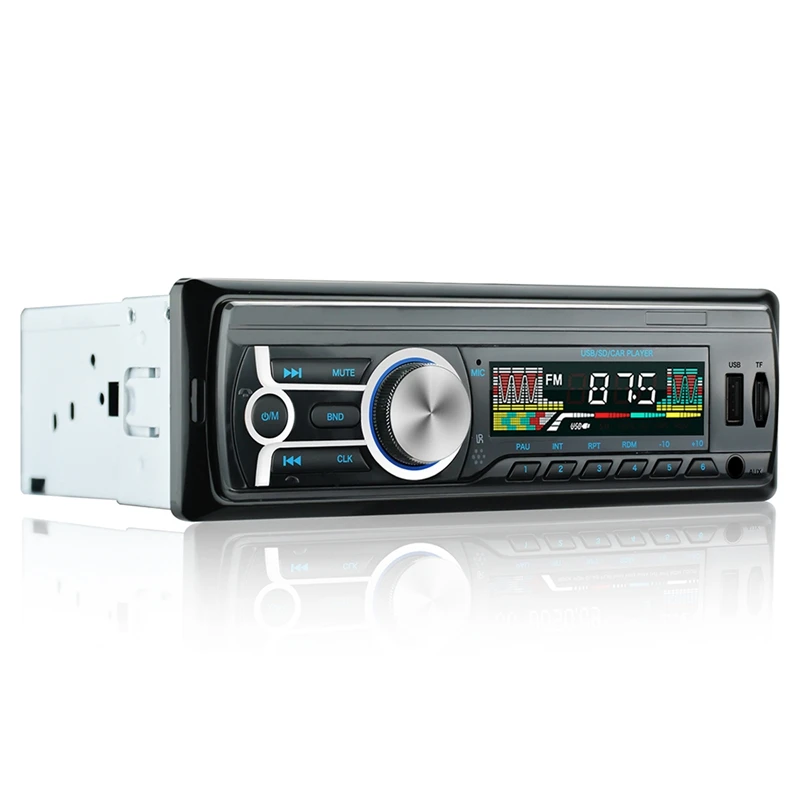 Автомобильный MP3 плеер 1 DIN USB быстрая зарядка Bluetooth свободные руки цифровой