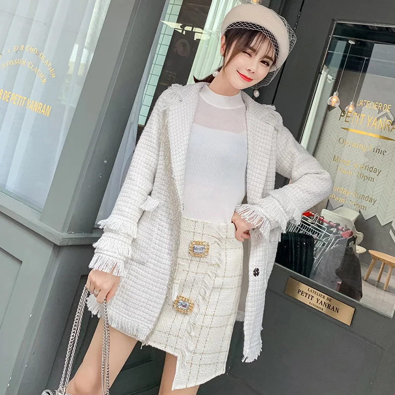 Шикарный 2019 высококачественный Женский комплект из 2 предметов женский модный