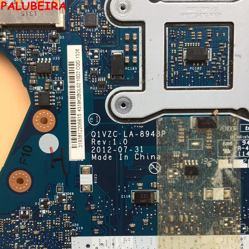 PALUBEIRA NBM8911003 NB.M8911.003 Q1VZC LA 8943P для Acer Aspire V5 131 171 Материнская плата ноутбука DDR3