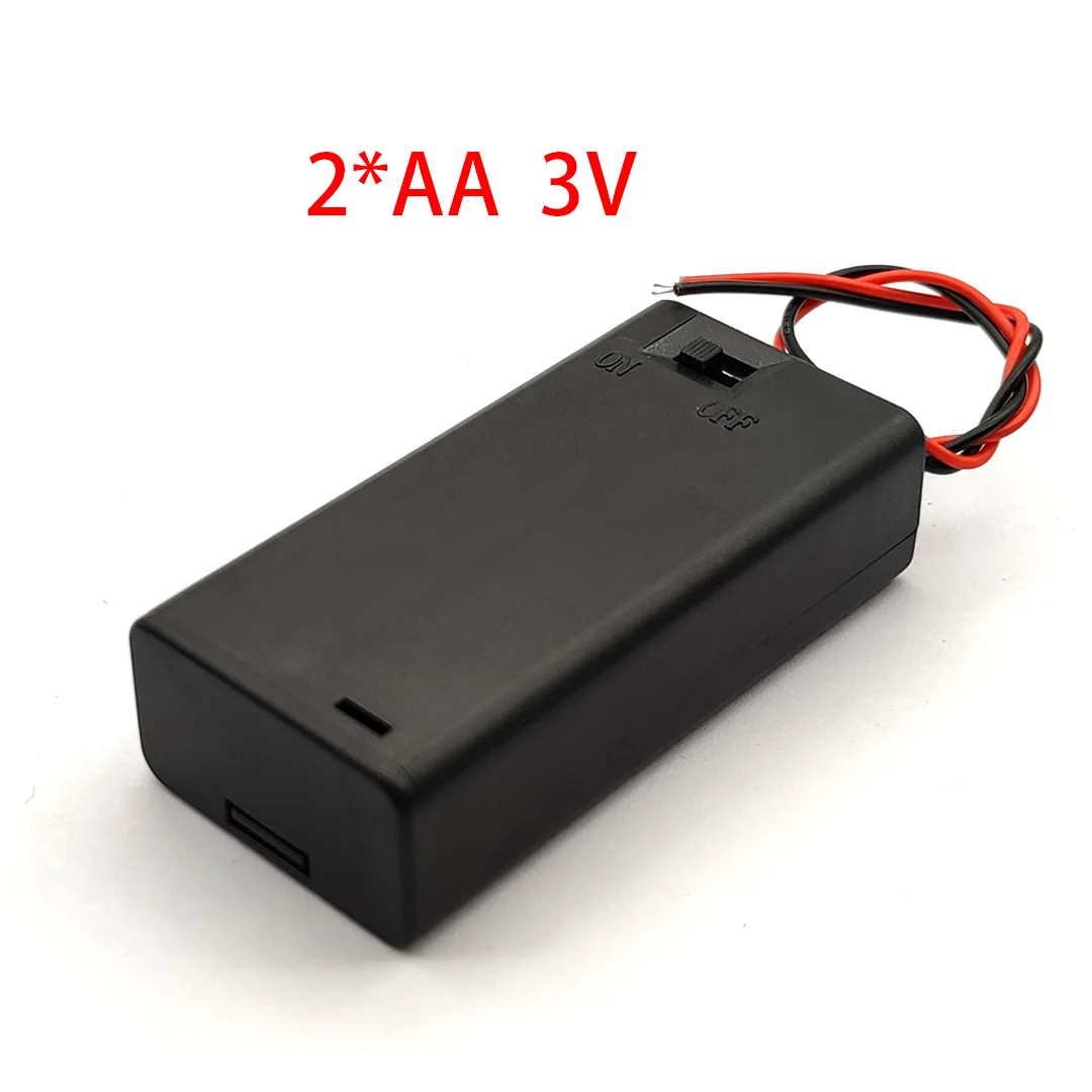 2*1 5 V AA чехол для аккумулятора держатель стандартная розетка с проводами