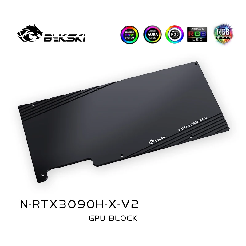 Блок для воды Bykski GALAXY Palit KFA2 Maxsun Leadtek Gainward RTX3080 3090 радиатор видеокарты водяной